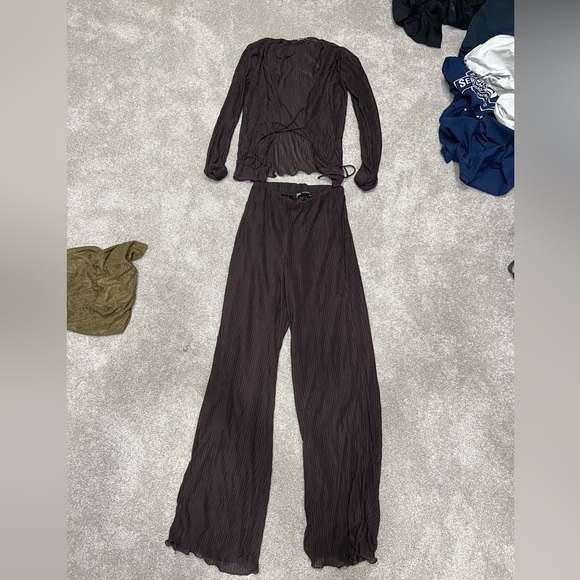 ZARA brown matching set - Picture 2 of 7